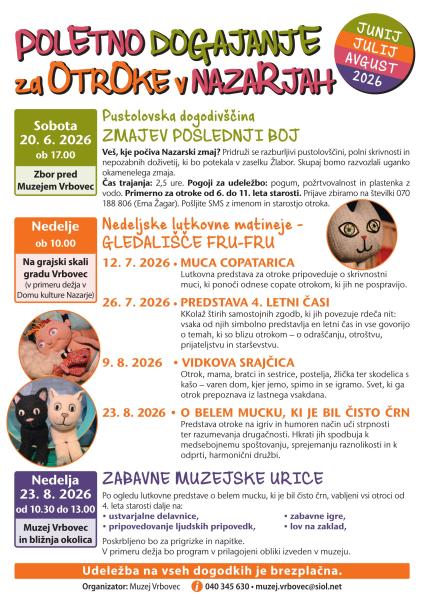 POLETNO DOGAJANJE ZA OTROKE